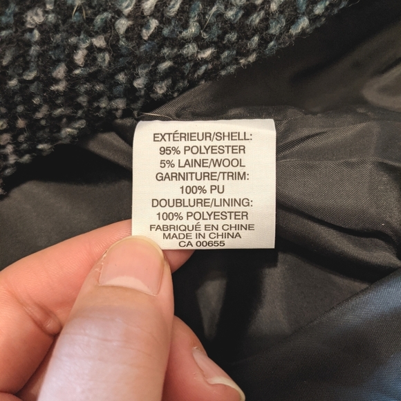 Blue woven mini skirt - Picture 4 of 6